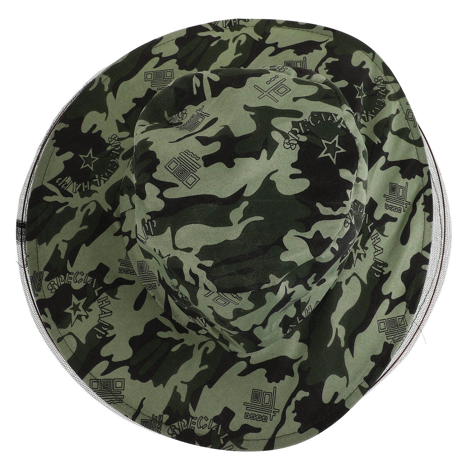 

Mosquito Hat Boonie Beekeeping Veil The Face Hood Polyester Bucket Hats for Men