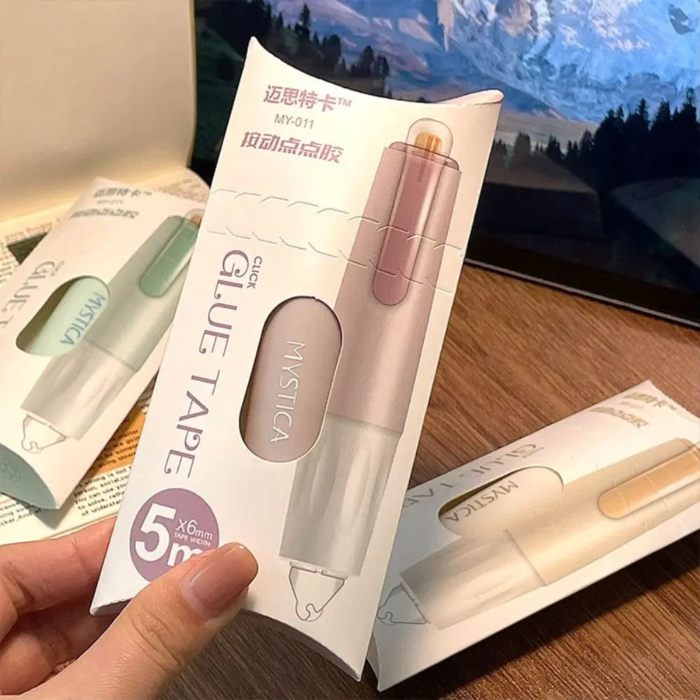 Długopis z klejem w taśmie obracanym o 360 stopni, klej w taśmie w kształcie długopisu, duża pojemność, do scrapbookingu DIY.