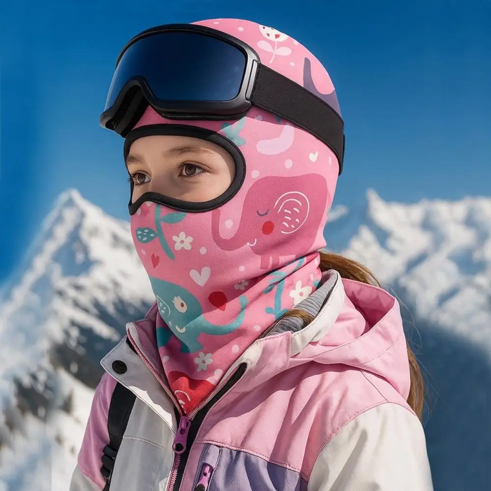 Fashion Winter Warm Kids Balaclava Windproof Beanies Children's Biker Mask Full Face Face Shield Cycling