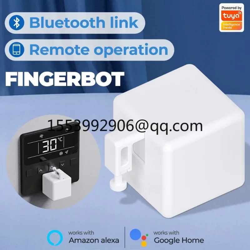 SMATRUL Tuya Smart Bluetooth Finger Robot Fingerbot Switch Button Pusher Smart Life App Voice Control Alexa, Google Assistant