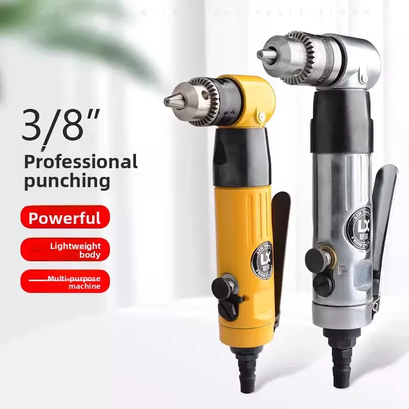 Taiwan Lianxi Industrial Grade Elbow Air Drill 90 Degree Air Drill Corner Drill Powerful Elbow Tapping Machine 7910