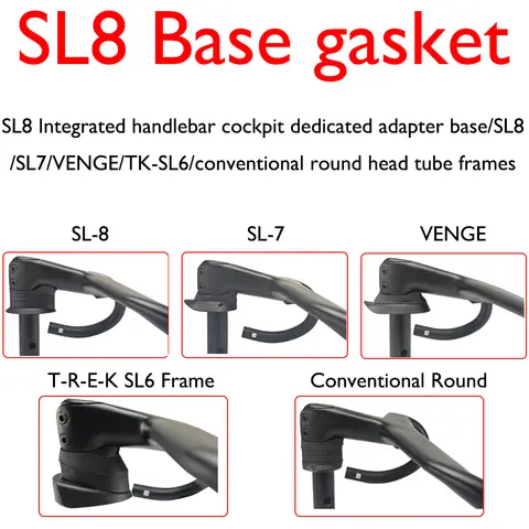 Bicycle Parts Road Bike Spacer Accessories for SL7 / SL8 / Venge / T-R-K SL6 Road Bike Handlebar Mount Bicycle Accessories