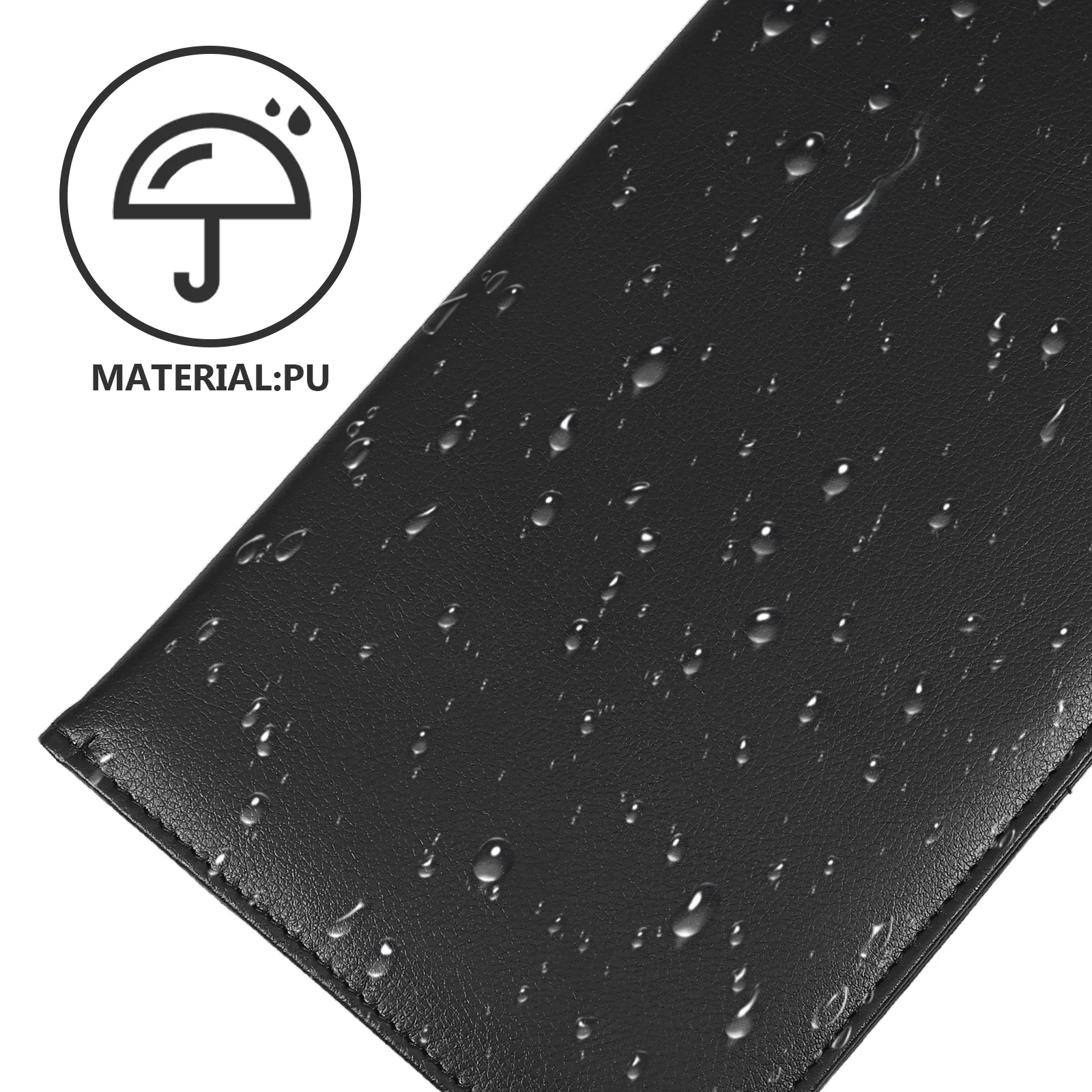 Ensemble de dossiers de menu en PU élégants, organisateur pour Restaurants, Bars, cafés, listes de vin, factures, livre de menu de boissons Portable polyvalent