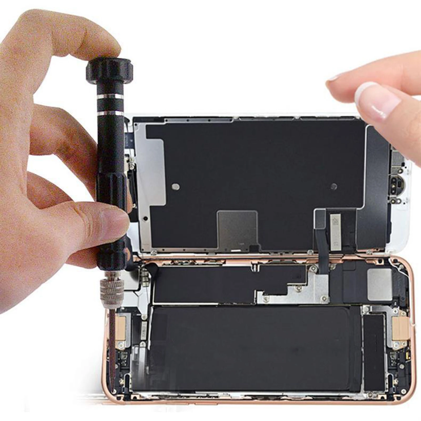 Multifunctional 5 In 1 Screwdriver Set Disassembly Screwdriver Slotted Cross Plum Blossom-Computer Glasses Clock Maintenance