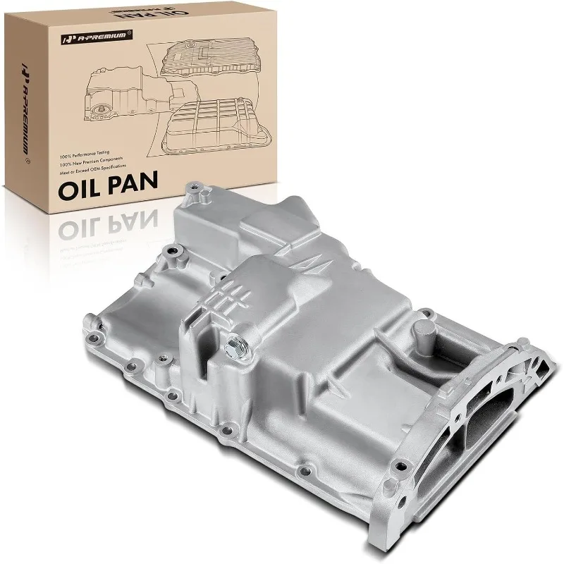 

A-Premium Engine Oil Pan Sump with Drain Plug Compatible with C-Max 2013-2018, Focus 2012-2018, Fusion 2013-2018, MKZ 2013-201
