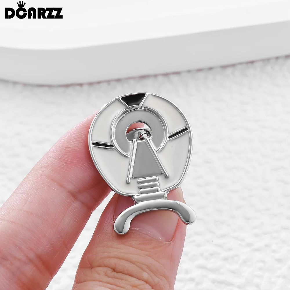 DCARZZ Nuclear Magnetic Resonance Brooches Set Medical Lapel Backpack Enamel Pin Badge Radiology Doctors Nurse