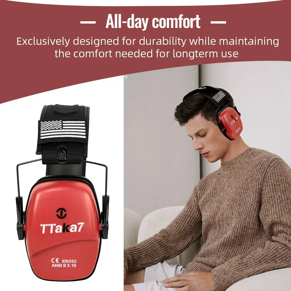 طوي الحد من الضوضاء واقي أذن غطاء للأذنين لاطلاق النار الصيد حماية السمع عازلة للصوت اطلاق النار غطاء للأذنين التكتيكية