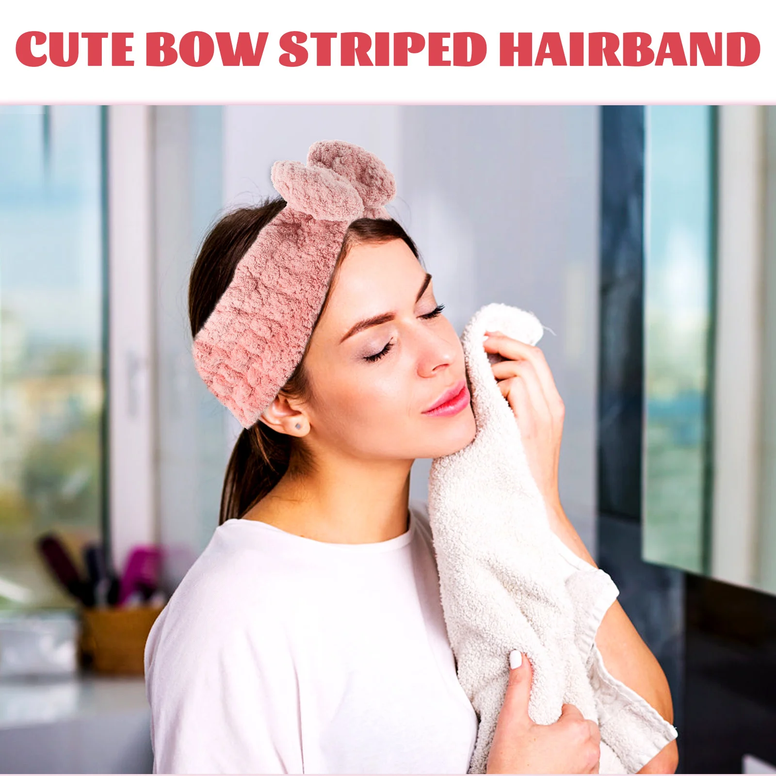 3 pçs arco bandana para lavar o rosto macio elástico maquiagem headbands spa banho feminino meninas cabelo meninas hairband acessório