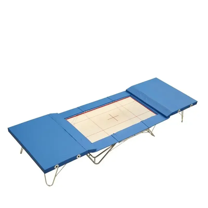 Super Trampoline Profession Training Unfolded Rectangle Trampoline 910x305x115cm Indoor Use Trampoline