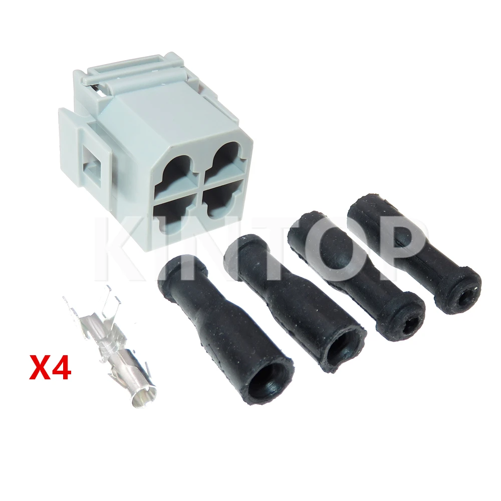 1 Set 4 Pins Car AC Assembly Plastic Housing Waterproof Connector With Wires Auto Odometer Sensor Plug For HOWO