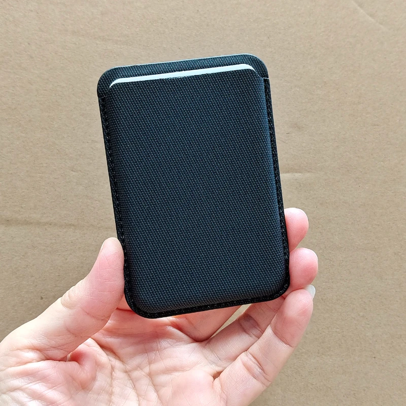 Für iPhone 18 17 16 15 14 13 12 Pro Max Für Magsafe Wallet Techwoven Tech Woven Magnetischer Kartenhalter Tasche Aufbewahrungshülle