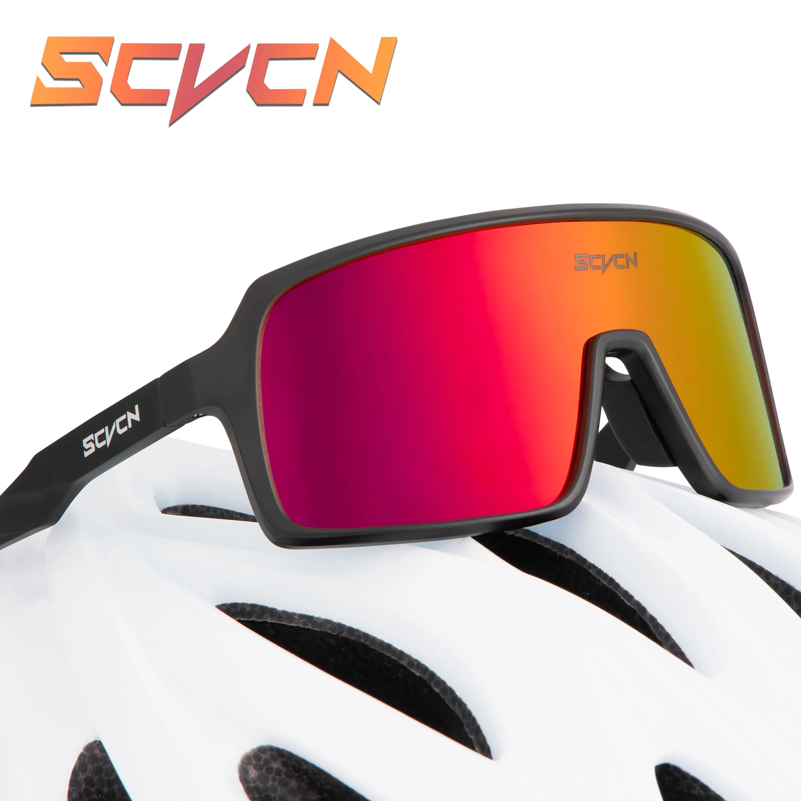 Óculos de Ciclismo SCVCN Feminino e Masculino 2026 para MTB Esportivo com Proteção UV400 Fotocromático - Óculos de Bicicleta para Ciclismo Feminino
