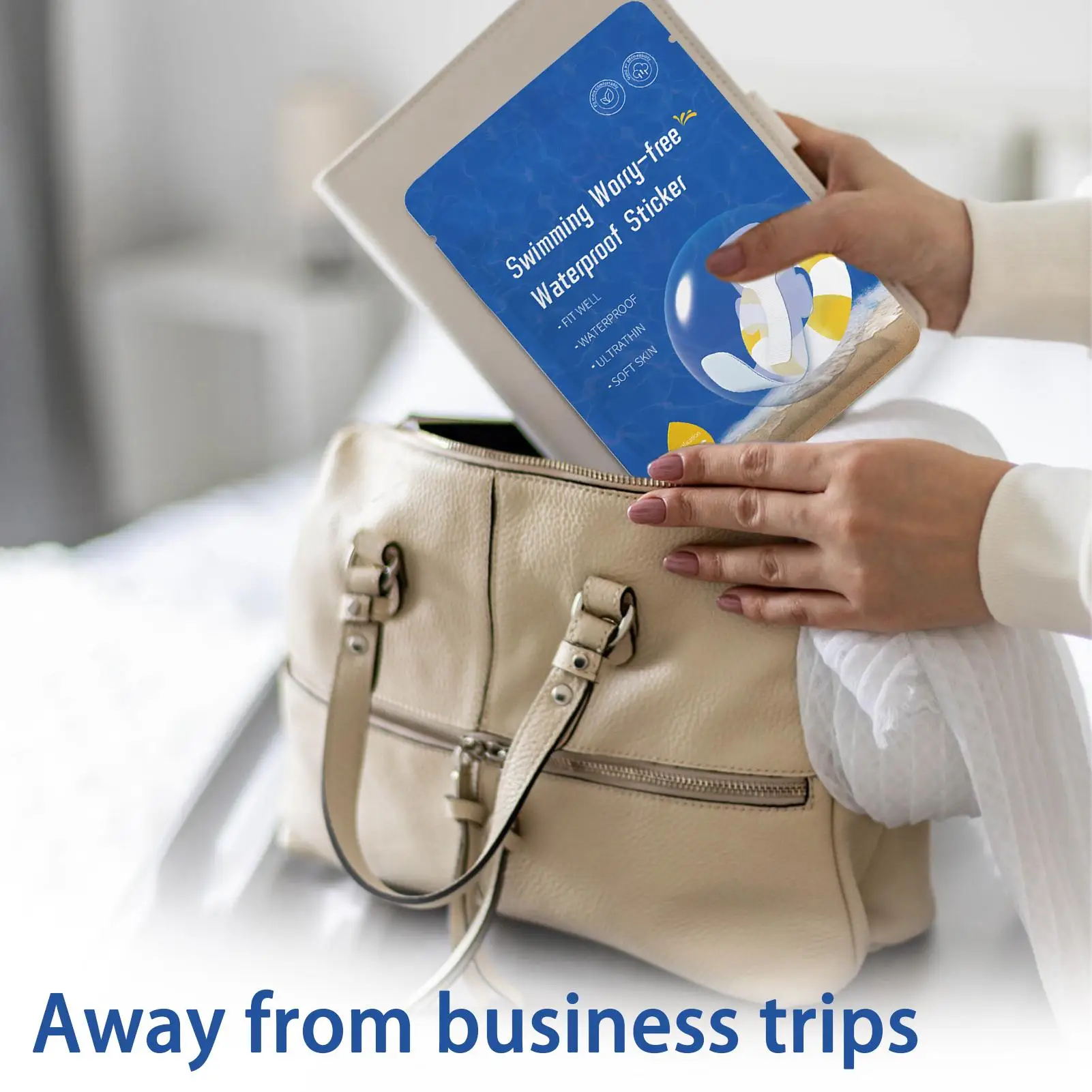 

Безопасные водонепроницаемые женские частные нашивки из искусственной кожи, дышащие частные наклейки для плавания для ежедневных интимных частей, интимных зон под