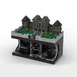 New City Hot Selling Street View Moc Modular Batcave Manor Model Building Blocks Diy Creative Ideas Kids Toys Birthday Gift