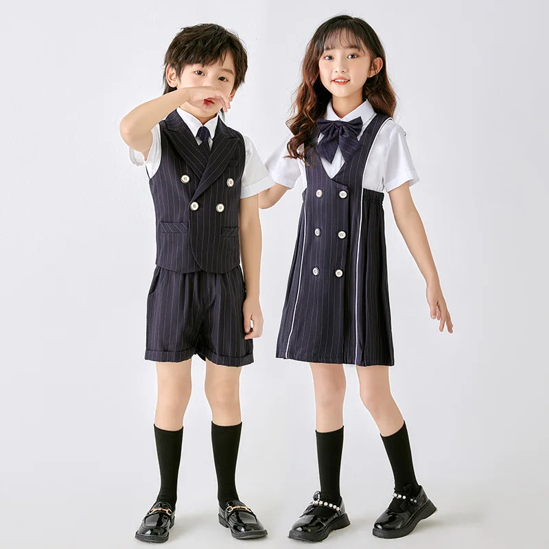 Children's Performance Clothing Summer Kindergarten Clothing Set Class Children's Clothing