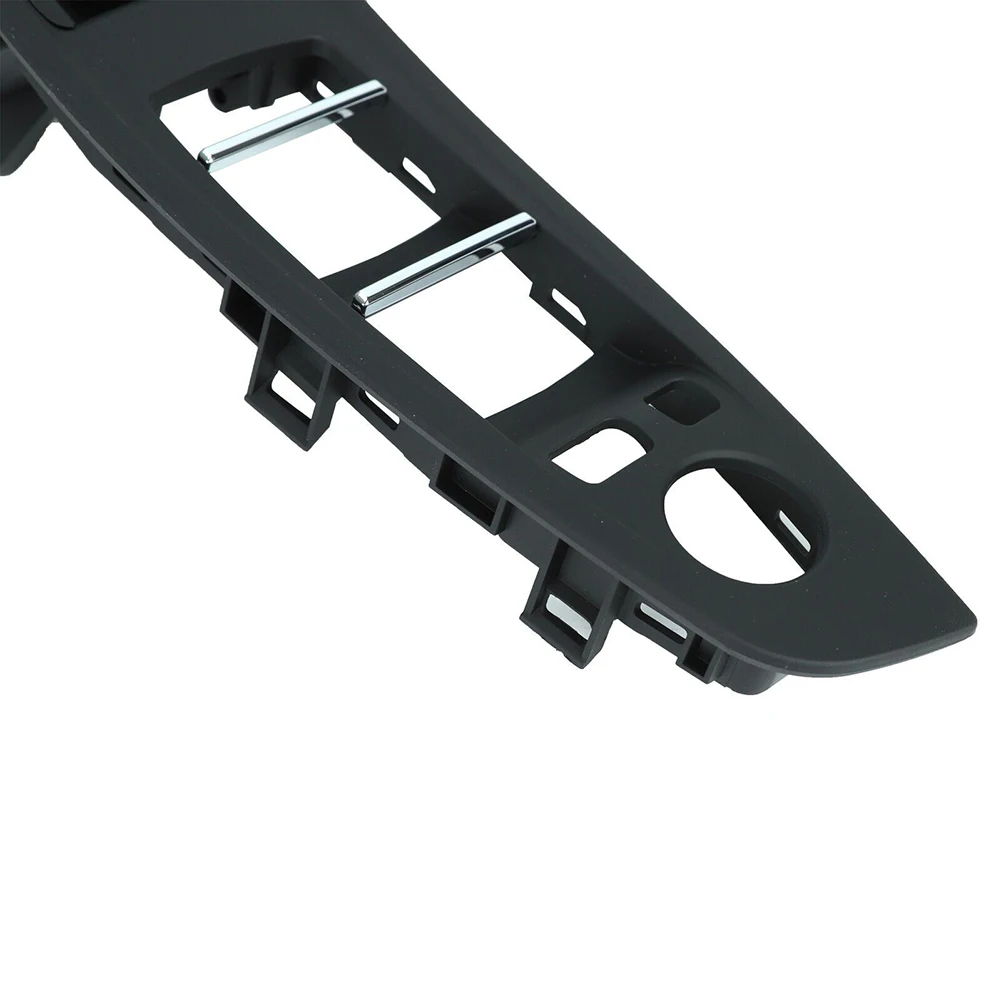 

Панель переключателя передней левой двери 51417225873 ABS, черная двусторонняя лента, передняя левая, Лидер продаж для BMW 520d 2010-2016