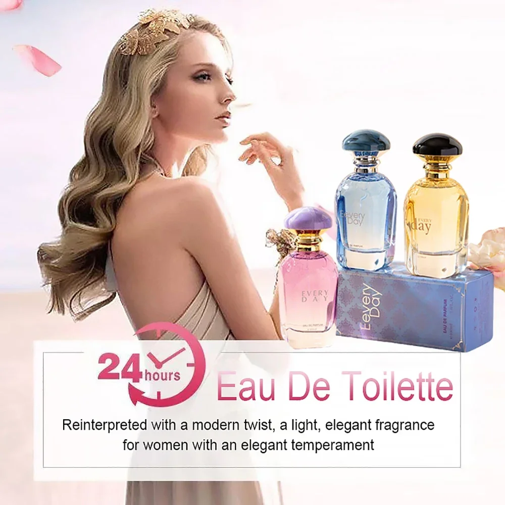 100ML Floral Fruits Amber Vanilla Spray Perfume for Women, Long-lasting Fresh Scent, Perfect for Daily Use Dating Parties