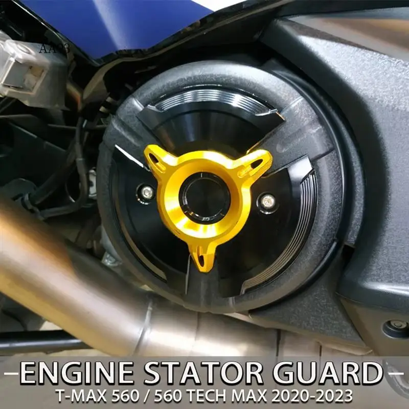 

AA-Motorcycle Frame Slider Protector Engine Stator Cover Guard For Yamaha TMAX530 TMAX560 Gold
