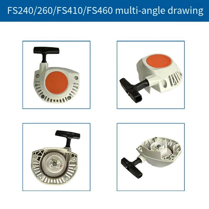 Para STIHL FS240 extractor de mano 4147-190-4003 placa de tracción FS260 FS410 FS460 desbrozadora placa de arranque