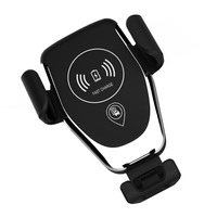 Wireless Charging Phone Holder Black Mount Car Mount Air Vent Fast Universal Bracket Smartphone Stand