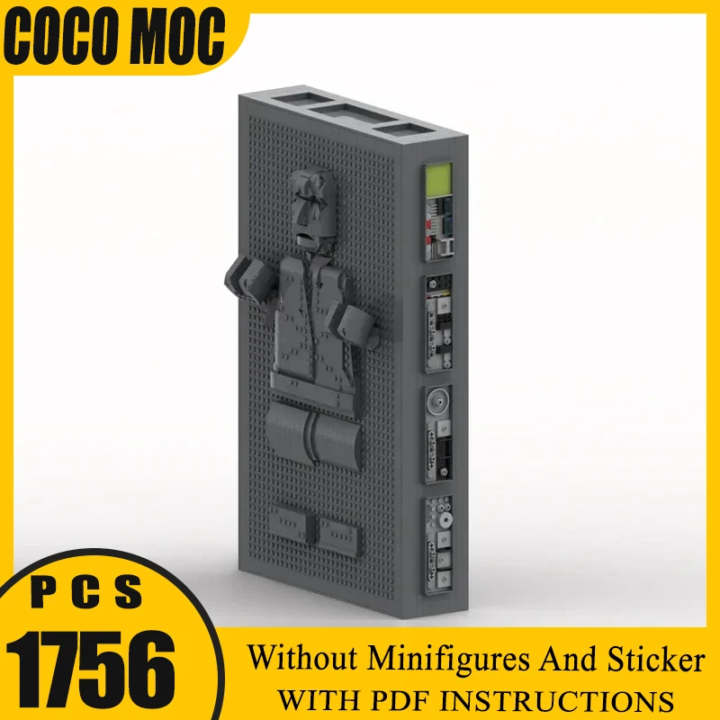 

Scene Carbonite MOC Building Blocks Statue Model DIY Assembly Bricks Kids Xmas Gifts Mega Figure Collection Series Movie