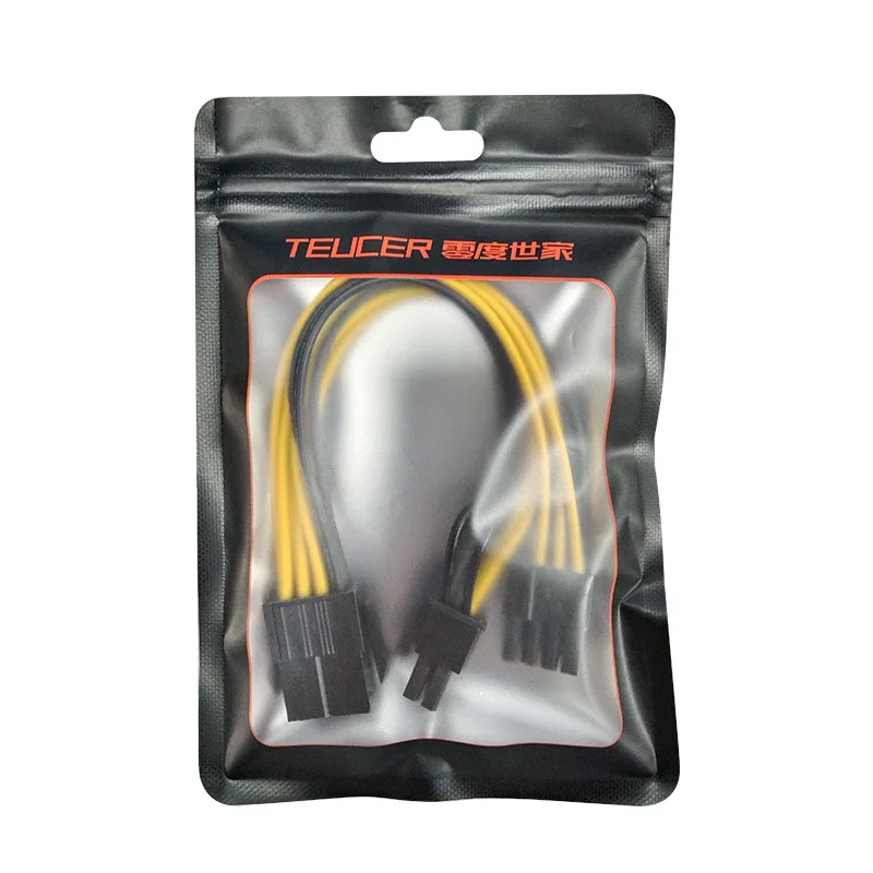 8Pin إلى Dual 8(6 + 2) دبوس بطاقة الفيديو سلك الطاقة Y شكل موليكس PCI اكسبرس كابل تحويل الطاقة بطاقة الرسومات كابل الطاقة