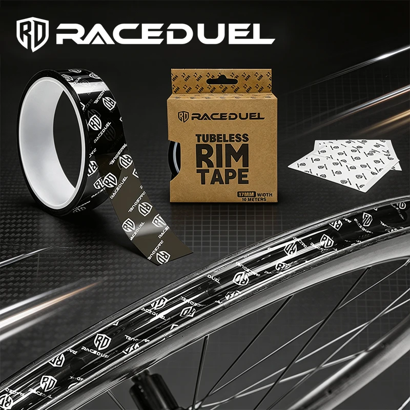RACEDUEL 25mm Tubeless Rim Tape 27mm 10M High Adhesive Professional Bicycle Rim Strip for MTB Road