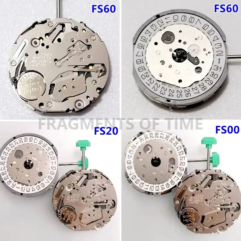 Quartz Electronic Watch Movement FS00 FS01 FS10 FS11 FS20 FS21 FS26 FS60 FS61 FS80 Replacement Parts New Watch Replacement Parts