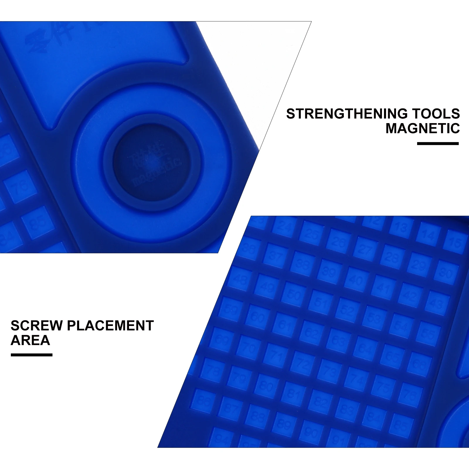 

Magnetic Electronics Repair Mat Silicone Soldering Work Station Pad Insulation Anti-Slip Heat Resistant Precision Parts Durable