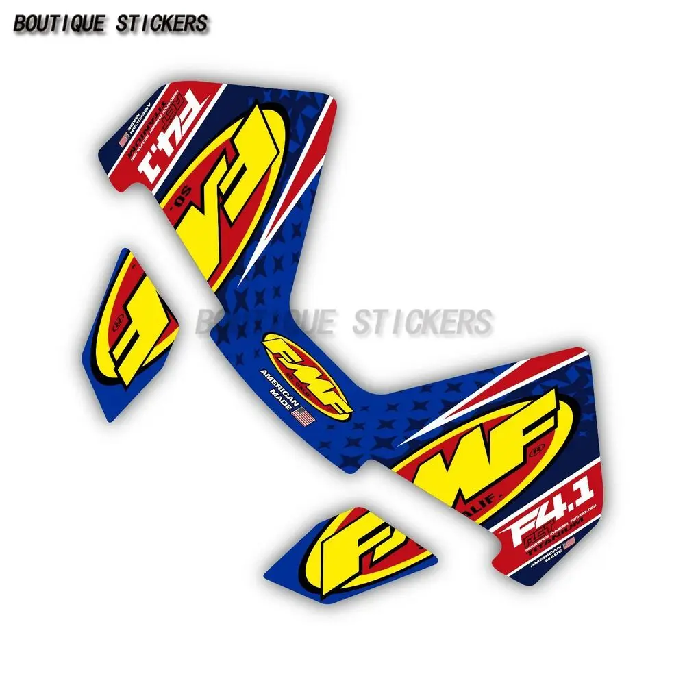 

FMF 4.1 RCT Titanium Alloy Exhaust System Motocoss Pattern Decal Waterproof PVC Decal