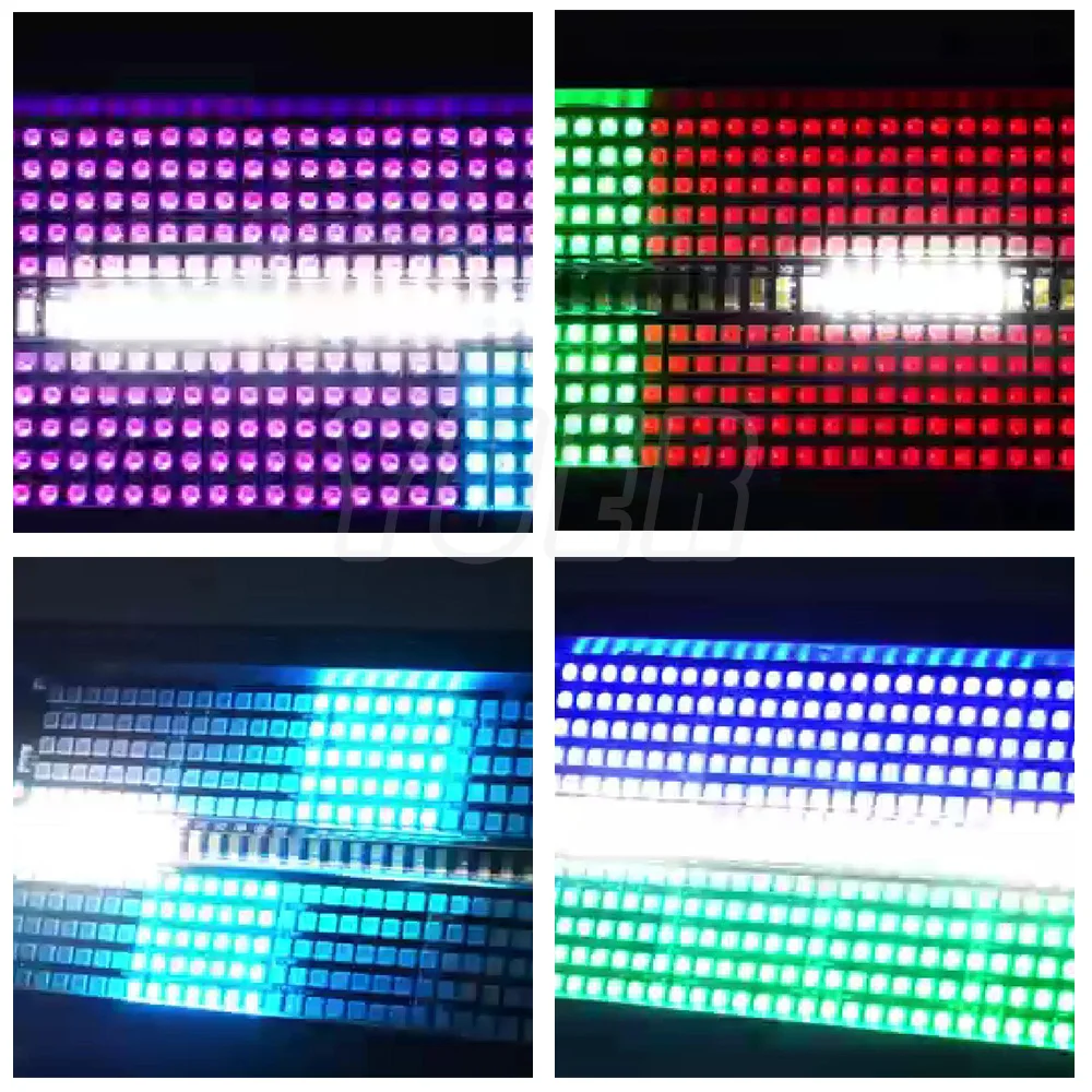 Imagem -06 - Mini Rgb Conduziu o Estroboscópio com Controle do Dmx Mais Segmentos para o Partido Home Casamento Natal dj Disco Dança Lâmpada do Efeito da Lavagem Pcs