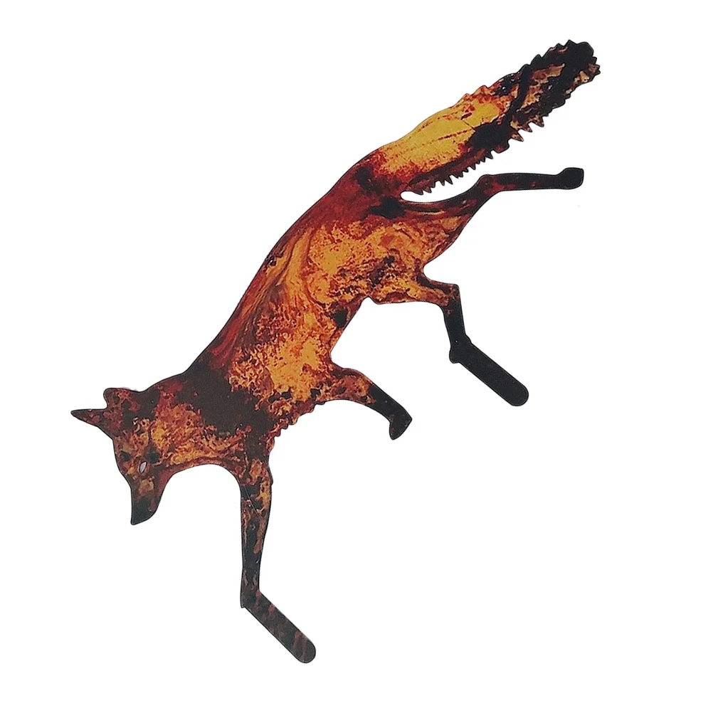 

Outdoor Insert Decor Hollow Design Stake Realistic Animal Lawn Ornament Iron Craft For Yard Courtyard Metal