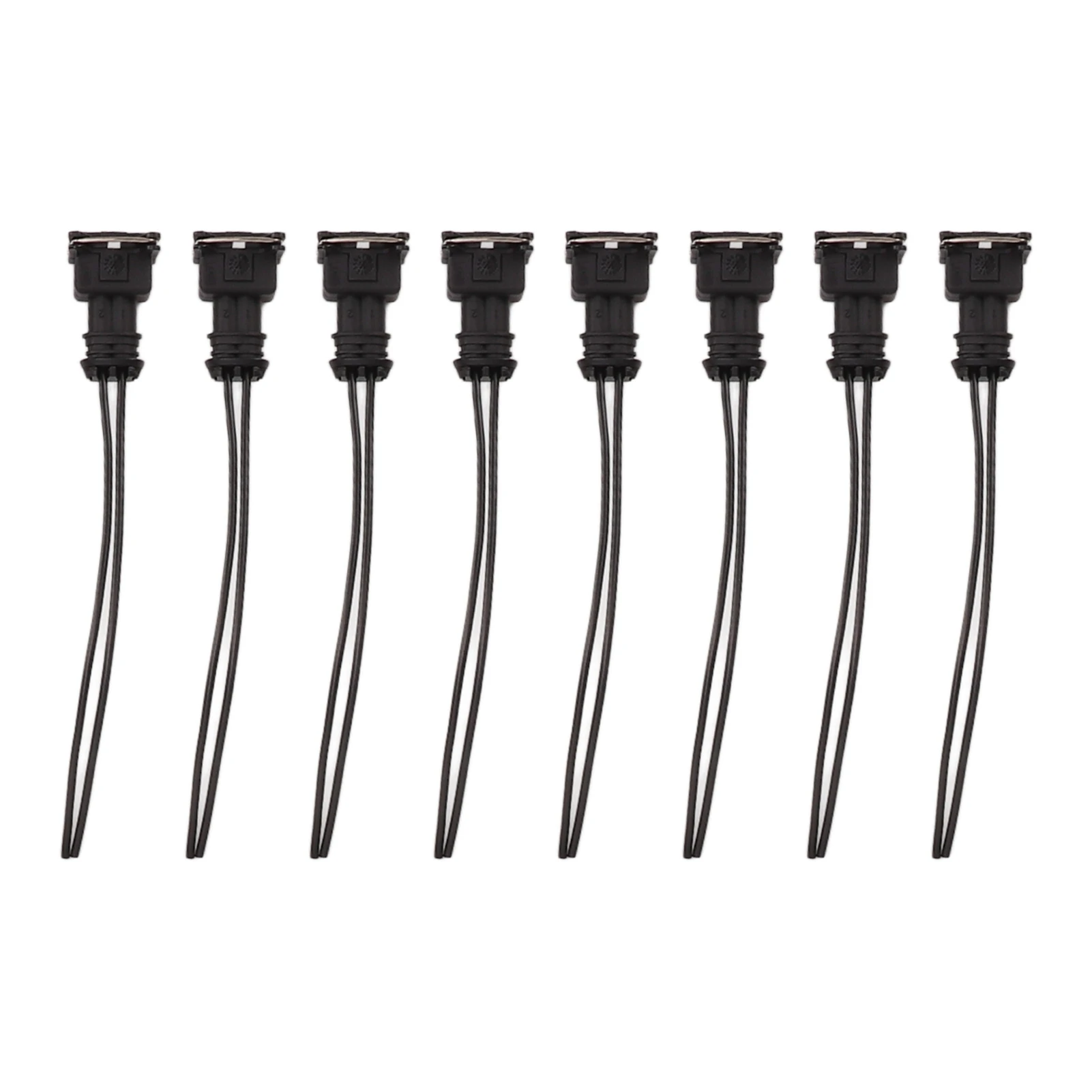 8pcs Fuel Injector Connector Wiring Plugs Clips Cut Splice Style EV1 8 for Bosch EV1