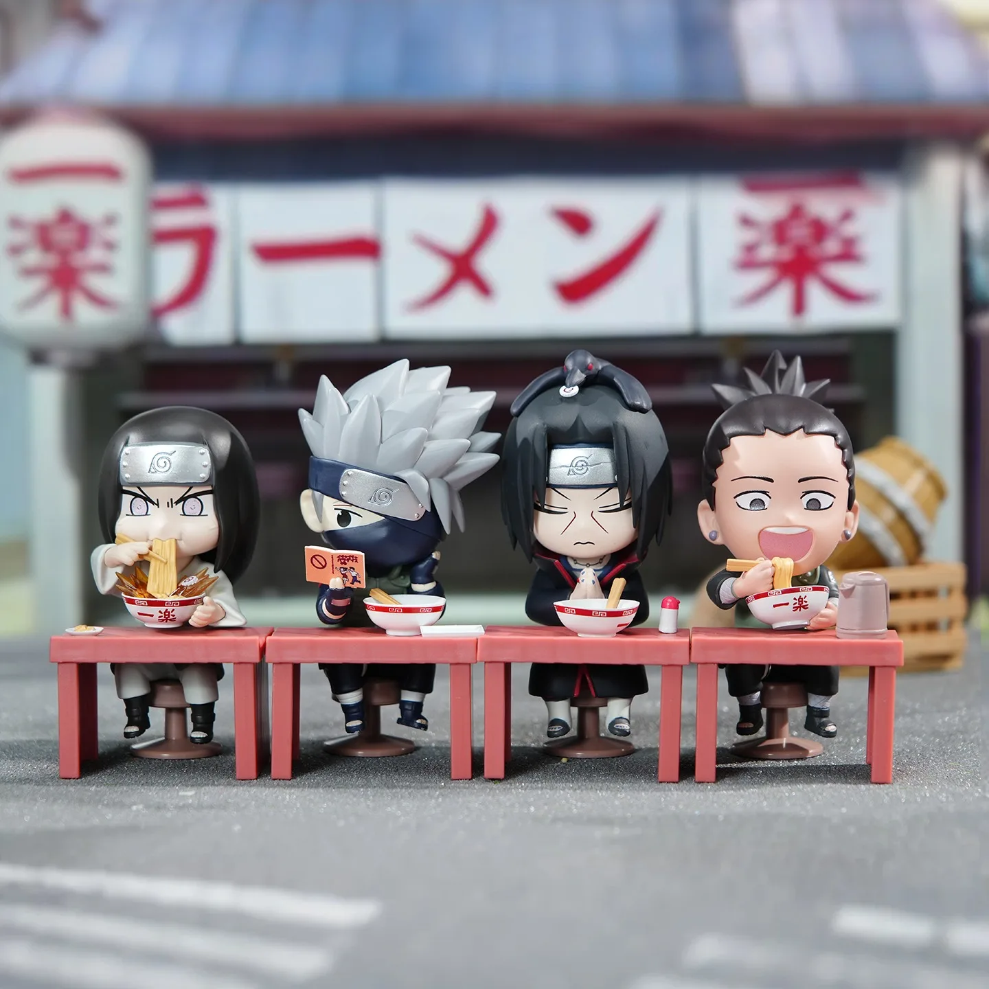 Bandainamco Naruto Shippuden Lamian Noodles Series Blind Box 10cm Cute Action Figure Model Toy Gift Collection Blind Box Toy