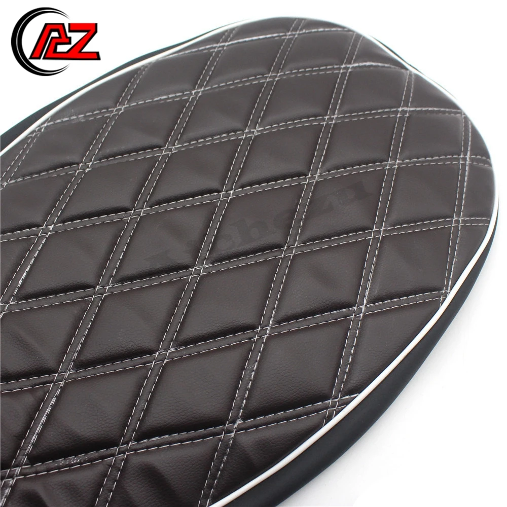 ACZ Black/Brown Saddle Leather Cover for  125/150 Sprint Fast Ts Super Vbb Vba Vnb GTR Gl Gt