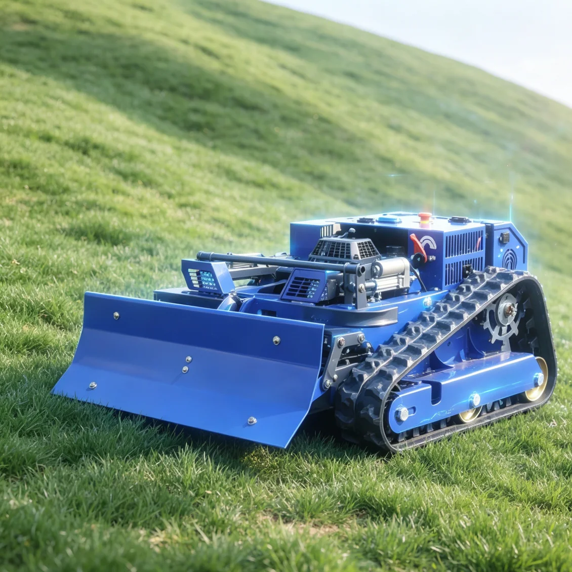 Customized Robot Lawn Mower Automatic smart cutter for sloped lawn home gardening and outdoor landscape work