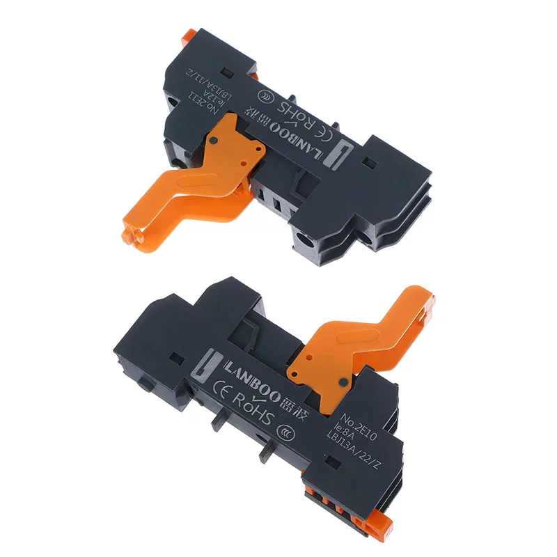 Relay Base LBJ13A Series Precision Manufacturing 5Pin 8Pin For DC12V/24V/48V AC24V/110V/220V