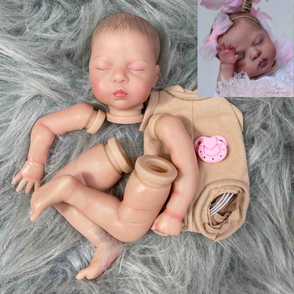 12 Inches Mini Reborn kit Luna Already Painted Reborn Baby Vinyl
