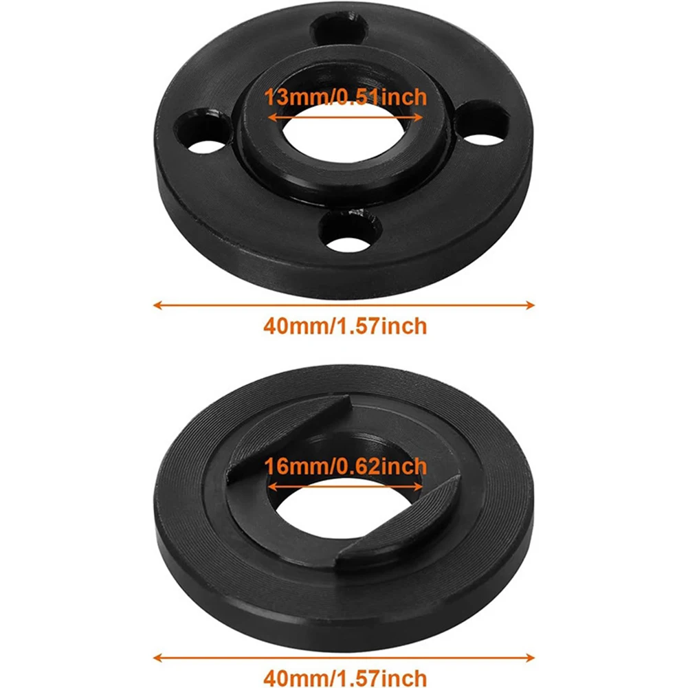 7 قطعة مجموعة مفاتيح ربط أدوات طاحونة زاوية سوداء فضية مفتاح ربط قابل للتعديل تتميز بتصميم سهل الإزالة وقدرة تلميع محسنة