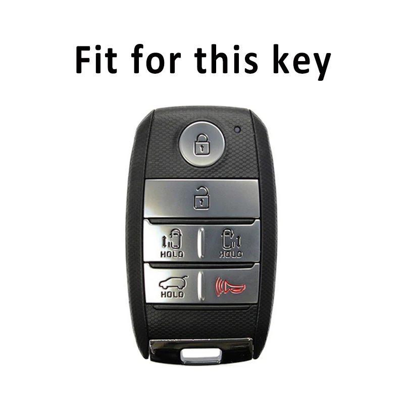 6 Buttons Soft TPU Car Key Case Cover for KIA Sorento Sedona 2020 Grand Carnival 2019 Keychain Shell Fob Holder Accessories
