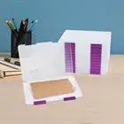 12Pcs Clear File Boxes Magazines Photos Holders Plastic Document Storage Cases