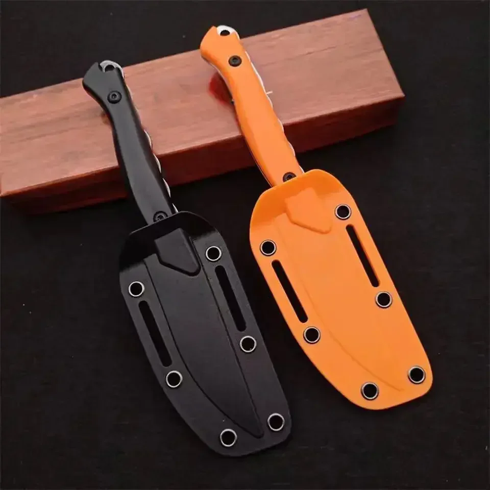 New Outdoor High hardness straight knife, EDC portable fixed blade blade with sheath, suitable for hiking knife, survival tool