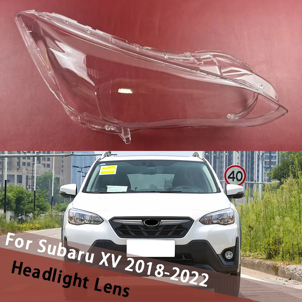 

For Subaru XV 2018-2022 Headlight Cover Transparent Lamp Shade Headlamp Shell Lampshade Plexiglass Replace Original Lens