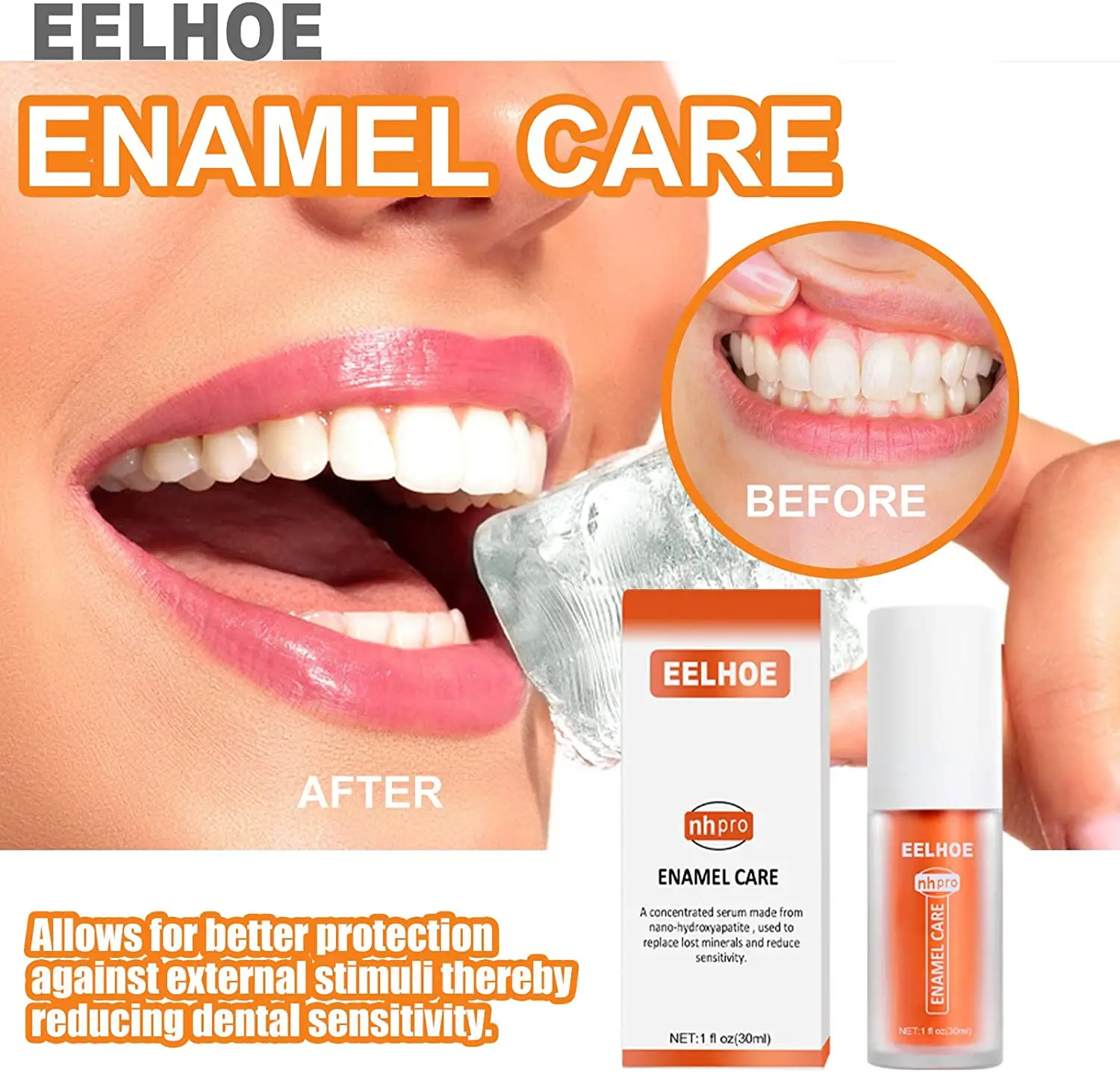 Teeth Cleansing Toothpaste Tooth Whitening Enamel Care Toothpaste V34 Intensive Stain Removal Teeth Reduce Yellowing Toothpaste