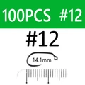 100 piezas tamaño 12