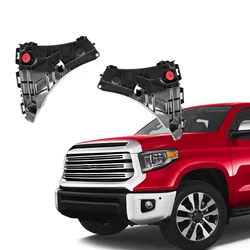 Left+Right Car Front Bumper Support Bracket Retainer for Toyota Tundra 2014 2015 2016 2017 2018 2019 2020 2021 521150C110