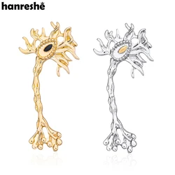 Hanreshe Neuron Medical Pin Neurology Theme Lapel Backpack Coat Brooch Badge Jewelry for Neurologist Doctor Nurse Decoration