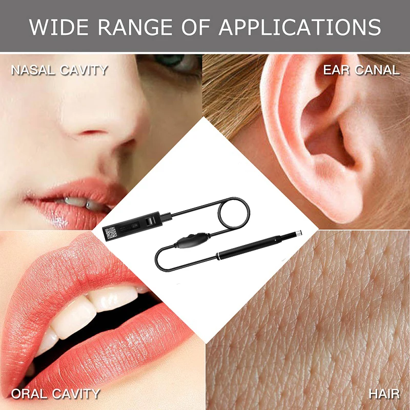 

5.5mm Wireless WIFI Earpick Endoscope CMOS Borescope Earwax Remover HD Earscope Cleaner Inspection Ear Camera