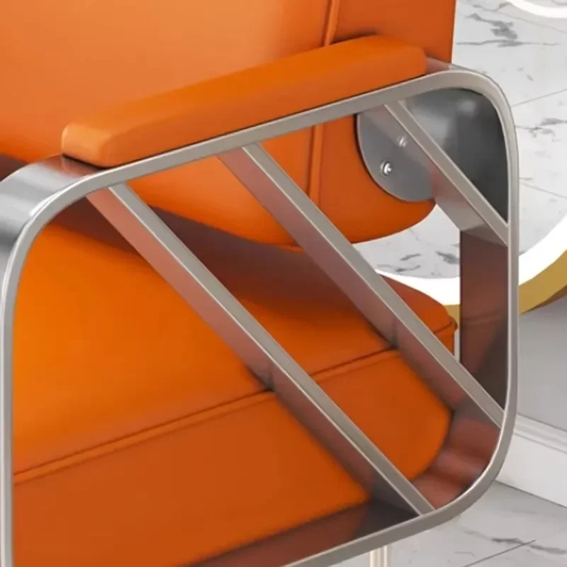 การออกแบบเก้าอี้ร้านเสริมสวยอุปกรณ์หมุนโมเดิร์นเก้าอี้ตัดผมมืออาชีพหรูหราNordic Silla Barberoเฟอร์นิเจอร์เชิงพาณิชย์