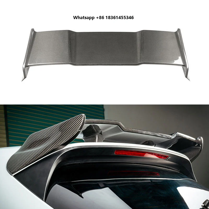 

For 9Y0 9YA 2018-2024 Performance Tail Wing Decorative Trim Panel Body Kit Real Carbon Fiber Rear Trunk Spoiler